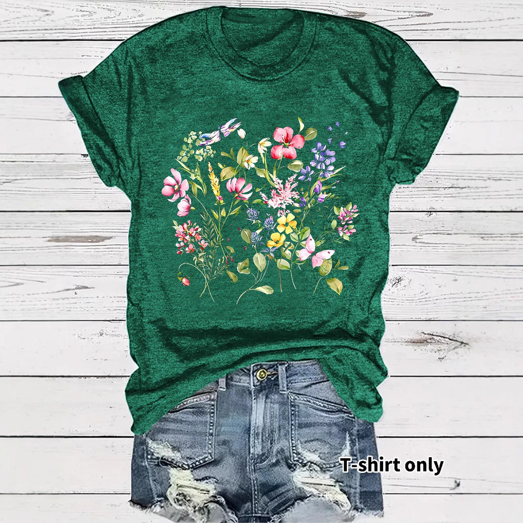 Short sleeved fashion print